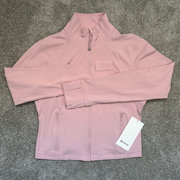 💗 NWT ! Pink Haze Lululemon Define Cropped Jacket Nulu - Picture 5 of 7
